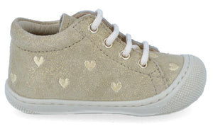 Naturino Babyschuhe – Gold | Cocoon Embre Haerts Glitter Platinum