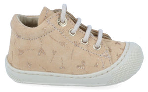 Naturino Babyschuhe – Gelb | Vanille mit Blumenherz