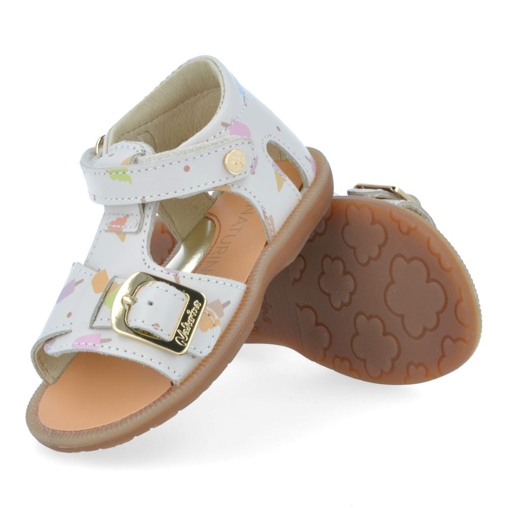 Naturino Sandaal - Naturino Kinderschoenen - Off White | Quarzo
