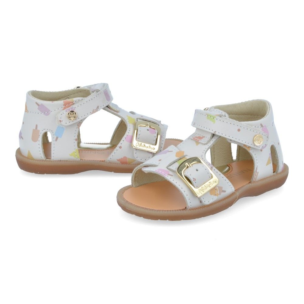 Naturino Sandaal - Naturino Kinderschoenen - Off White | Quarzo