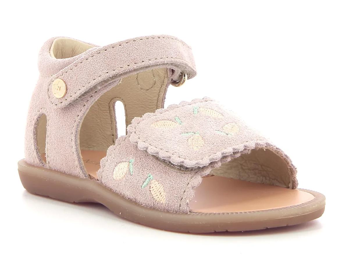 Naturino Sandaal - Naturino Kinderschoenen - Roze | Maya Embroid Lemonsoda