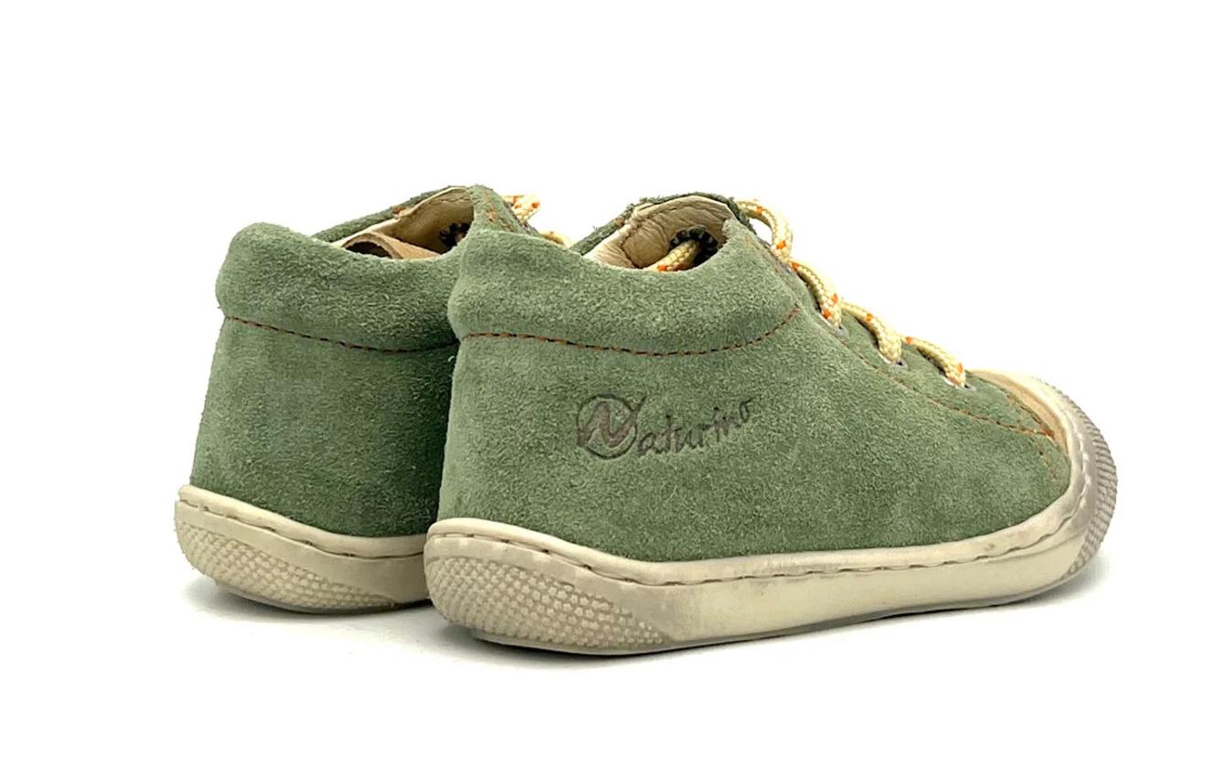 Naturino Veterschoen - Naturino Kinderschoenen - Beige | Cocoon Suede Leaf Sand