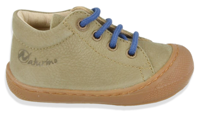 Naturino Babyschoen - Naturino Babyschoenen - Groen | Cocoon Nabuk Soft Militaire