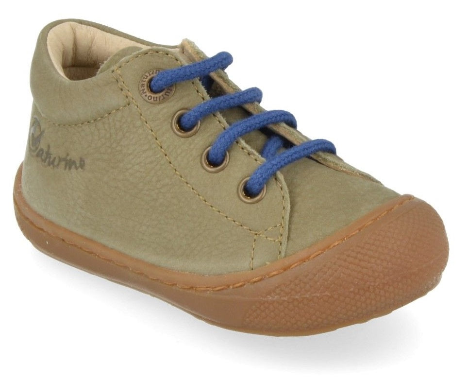 Naturino Veterschoen - Naturino Kinderschoenen | Cocoon Nabuk Soft Militaire