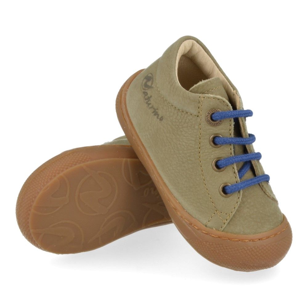 Naturino Veterschoen - Naturino Kinderschoenen | Cocoon Nabuk Soft Militaire
