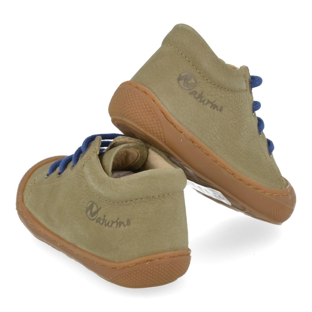 Naturino Veterschoen - Naturino Kinderschoenen | Cocoon Nabuk Soft Militaire