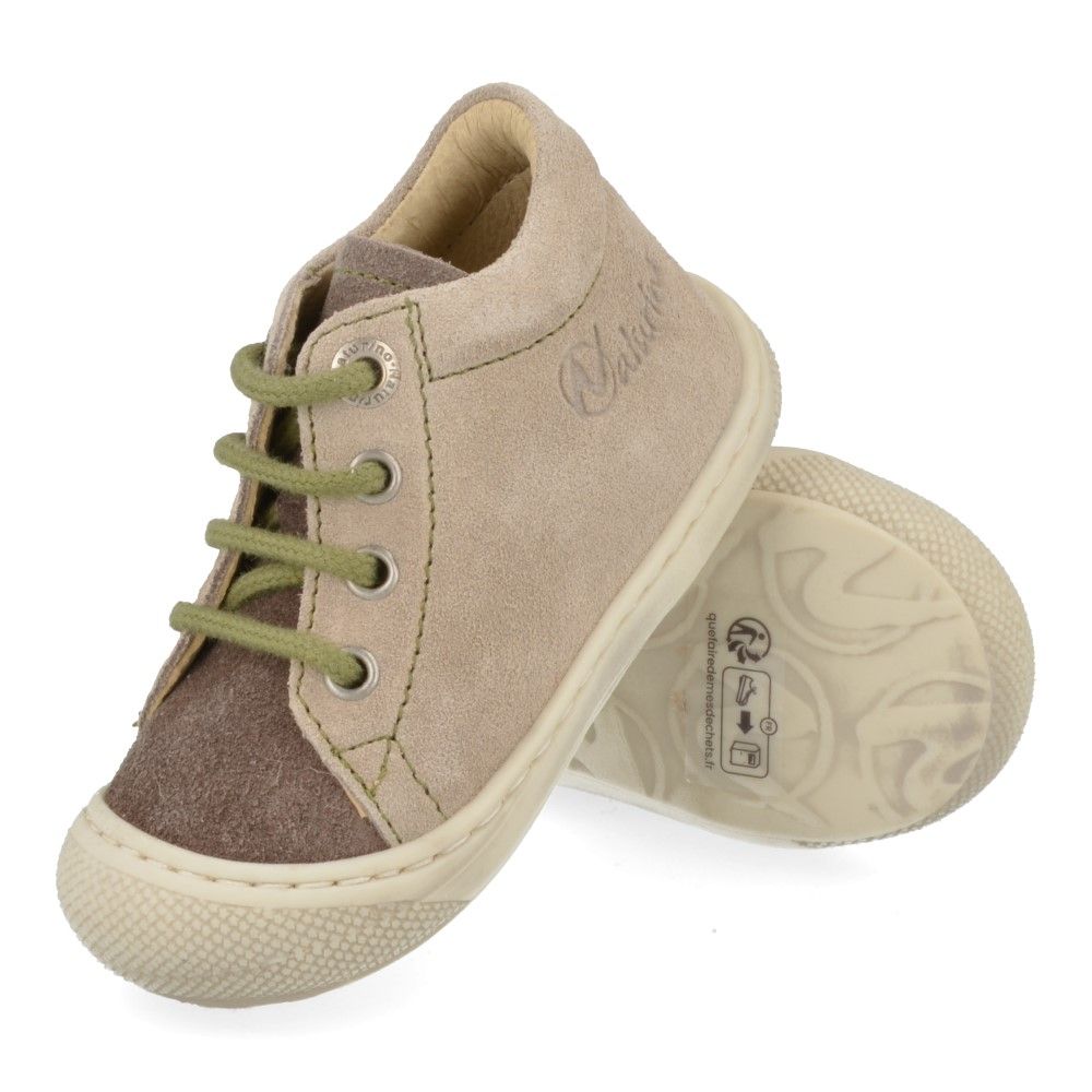 Naturino Veterschoen - Naturino Kinderschoenen - Groen | Cocoon Beige Mud