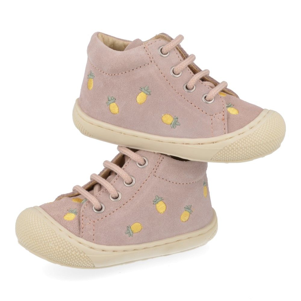 Naturino Veterschoen - Naturino Kinderschoenen - Roze | Cocoon Embrod. Pineapples