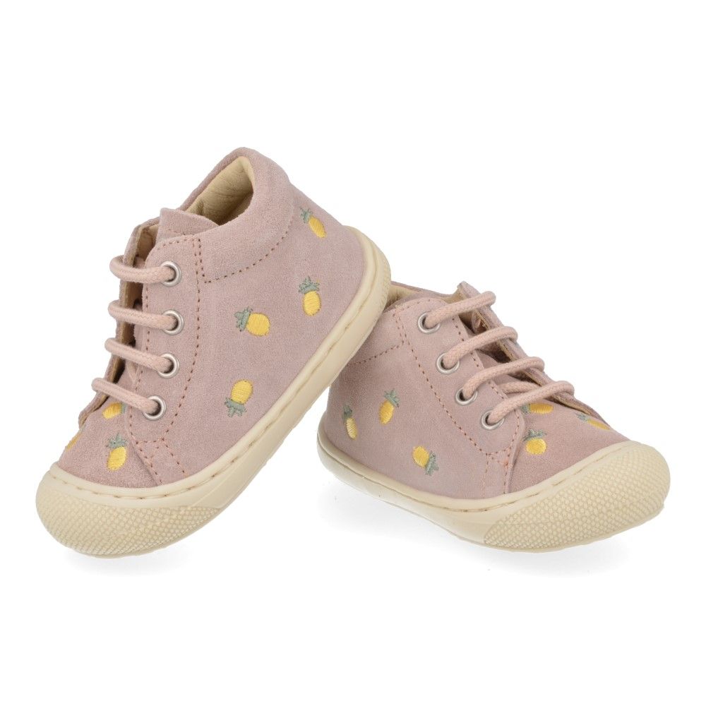 Naturino Veterschoen - Naturino Kinderschoenen - Roze | Cocoon Embrod. Pineapples