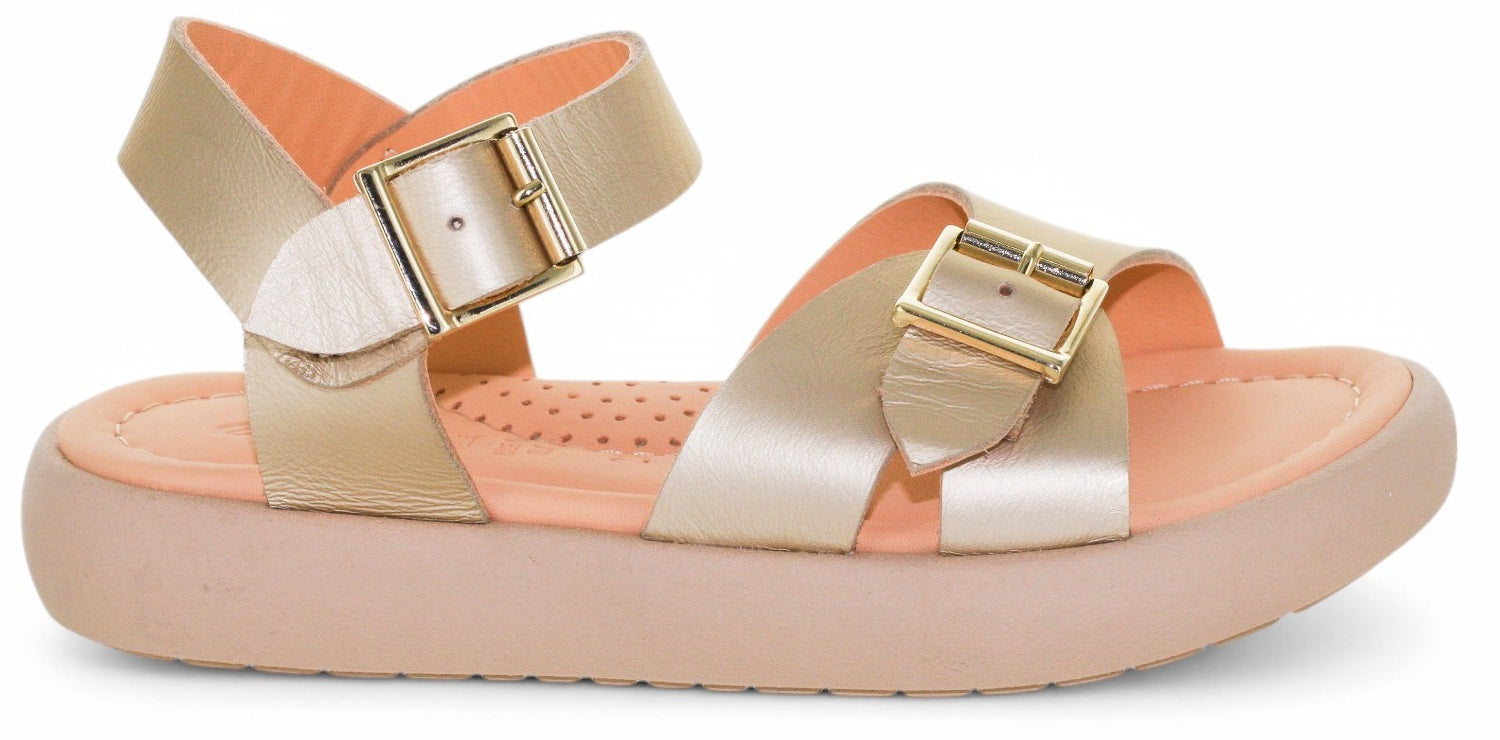Ocra Sandaal - Ocra Damesschoenen - Goud | D612