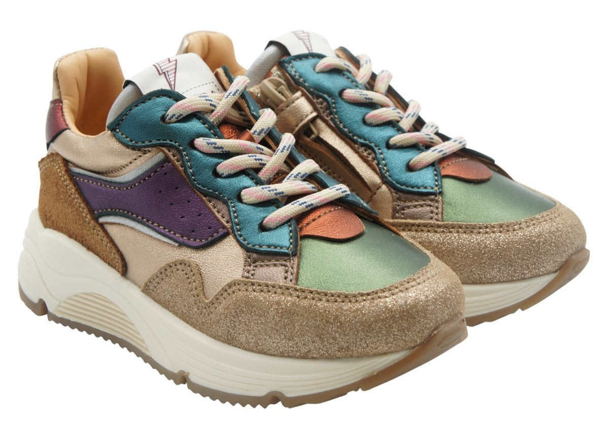 Ocra Sneaker - Ocra Damesschoenen - Brons | D365
