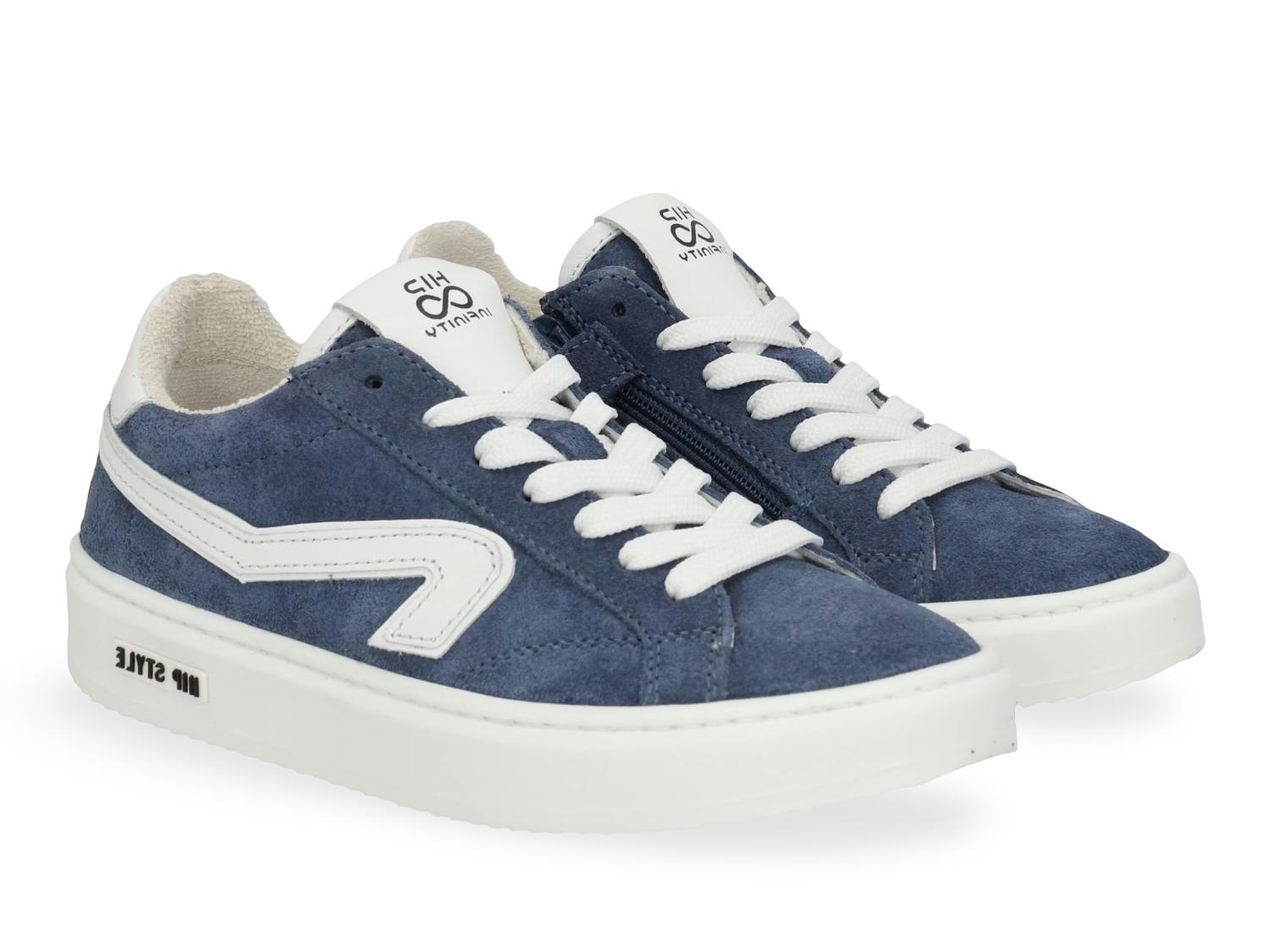 Pinocchio Sneaker - Pinocchio By Hip Kinderschoenen - Blauw | P1516