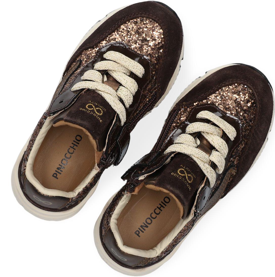Pinocchio Sneaker - Pinocchio By Hip Kinderschoenen - Bruin | P1117