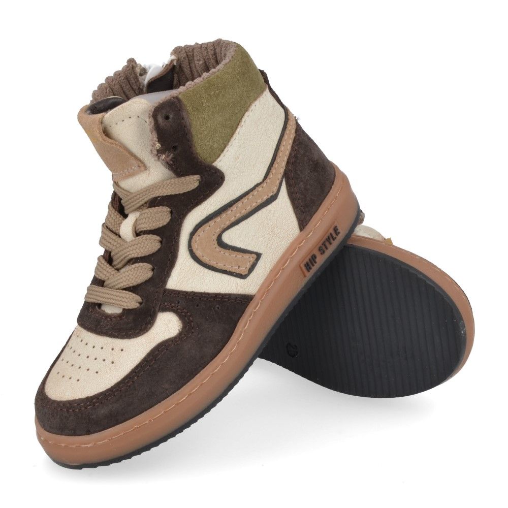 Pinocchio Sneaker - Pinocchio By Hip Kinderschoenen - Bruin | P1803