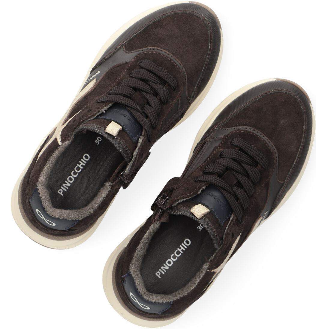 Pinocchio Sneaker - Pinocchio By Hip Kinderschoenen - Bruin | P1821