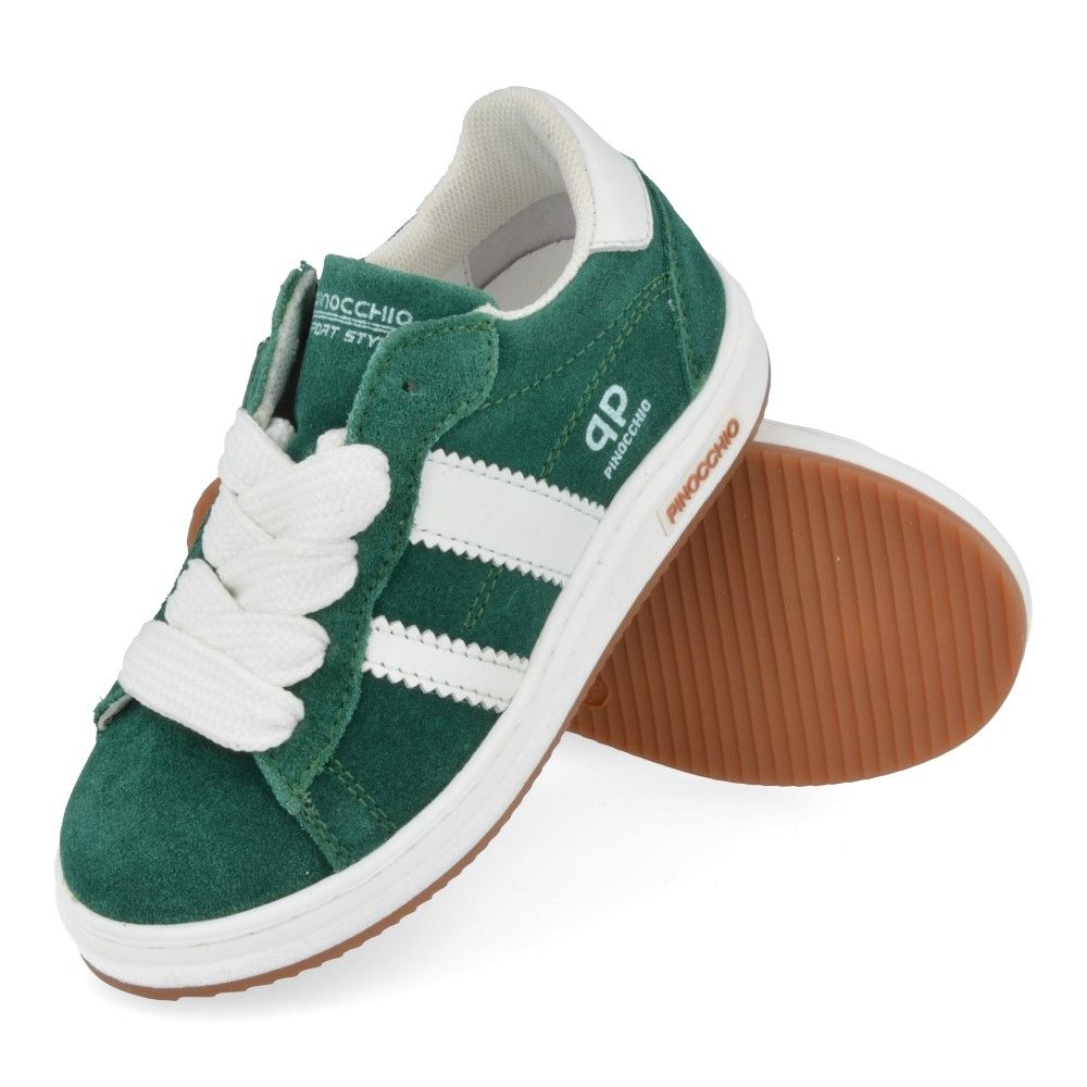 Pinocchio Sneaker - Pinocchio By Hip Kinderschoenen - Groen | P1811