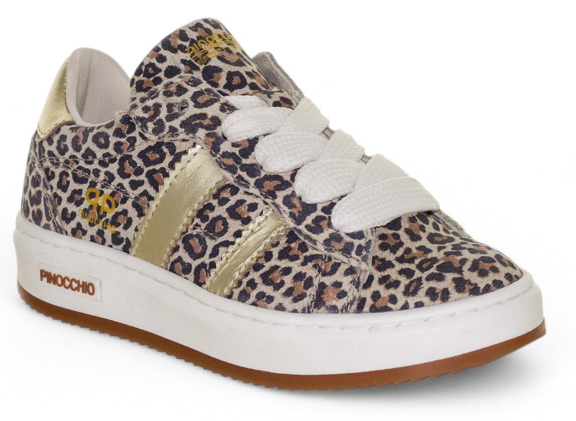 Pinocchio Sneaker - Pinocchio By Hip Kinderschoenen - Luipaard | P1811