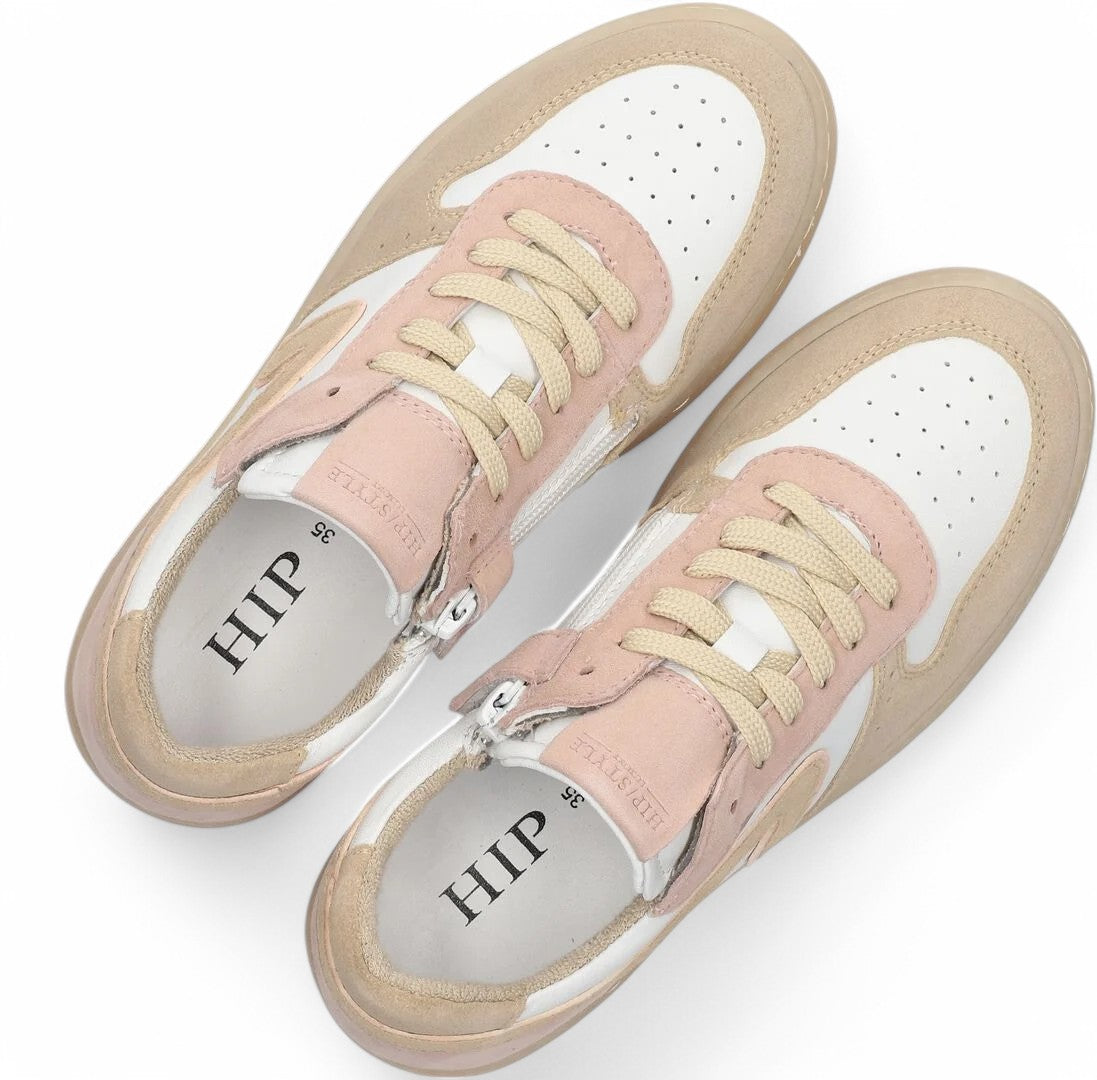 Pinocchio Sneaker - Pinocchio By Hip Kinderschoenen - Roze | P1804