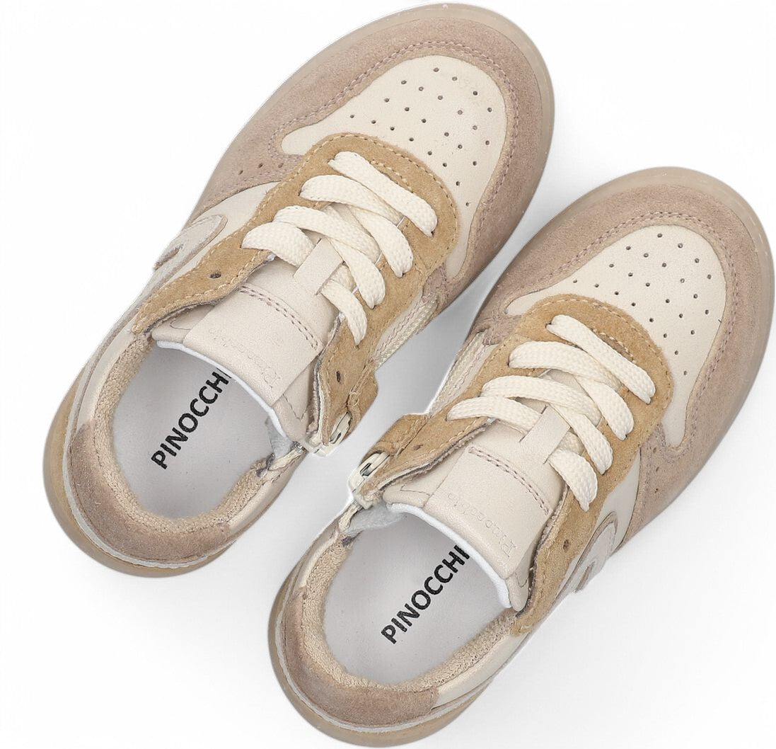 Pinocchio Sneaker - Pinocchio By Hip Kinderschoenen - Taupe | P1804