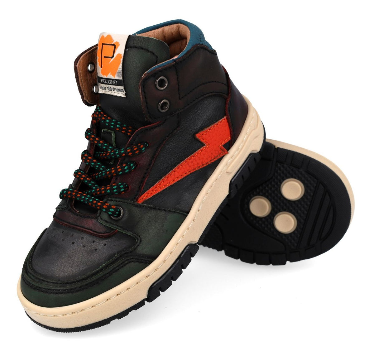 Poldino Sneaker - Poldino Kinderschoenen - Bruin | 6429DM
