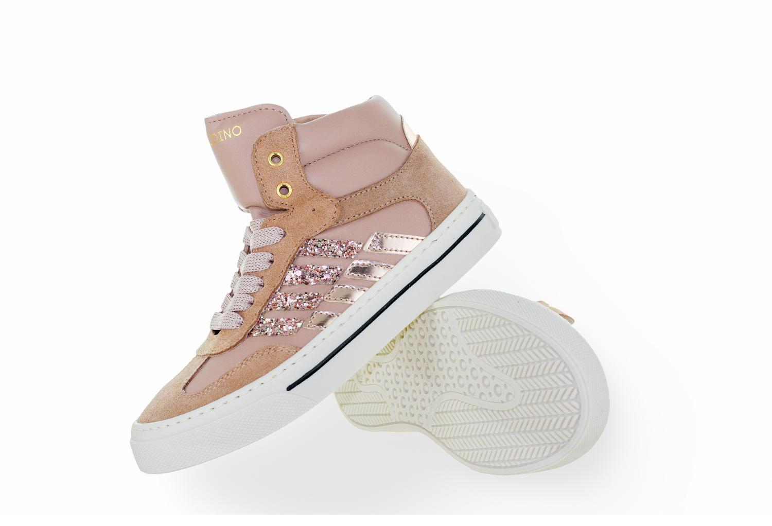 Poldino Sneaker - Poldino Kinderschoenen - Roze | 7002 Basket Cipria