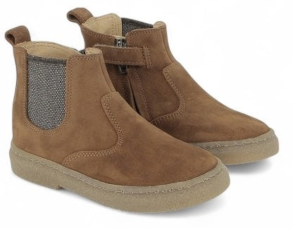Pom D'Api Laars - Pom D'api Kinderschoenen - Cognac | Trix Jodzip Nubuck