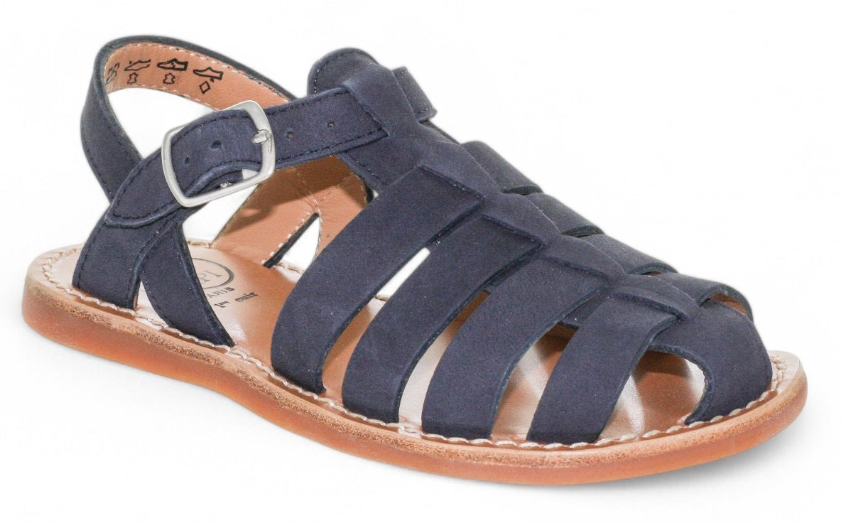 Pom D'Api Sandaal - Pom D'api Kinderschoenen - Blauw | Plage Stich Dad