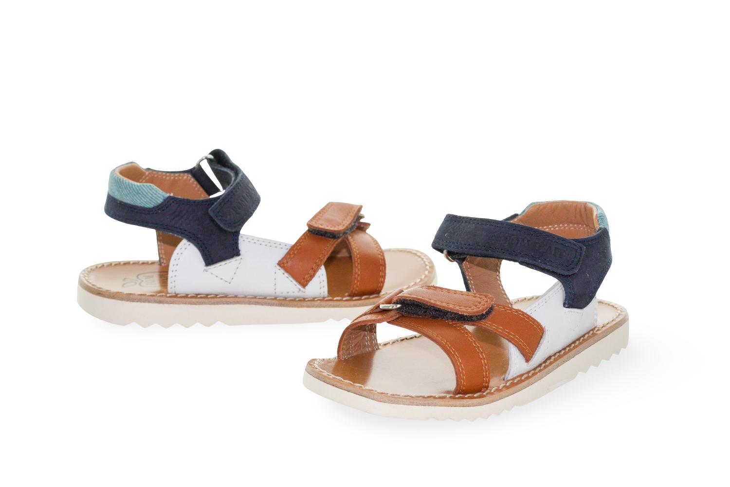 Pom D'Api Sandaal - Pom D'api Kinderschoenen - Cognac | Waff Jimy