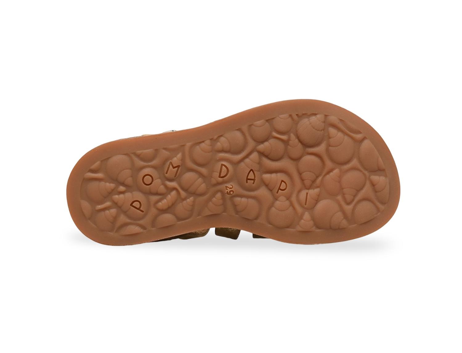 Pom D'api Sandaal - Pom D'api Kinderschoenen - Goud | Plagette Air Pur Strap