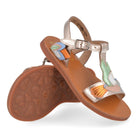 Pom D'api Sandaal - Pom D'api Kinderschoenen - Goud | Plagette Colibri