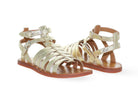 Pom D'Api Sandaal - Pom D'api Kinderschoenen - Goud | Plagette Gladiator Platine