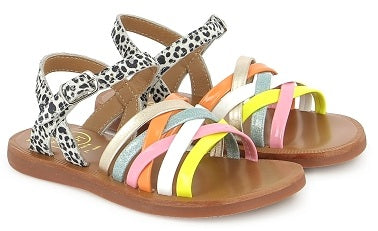 Pom D'Api Sandaal - Pom D'api Kinderschoenen - Goud | Plagette Lux