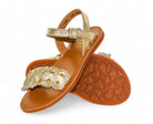 Pom D'Api Sandaal - Pom D'api Kinderschoenen - Goud | Plagette Multi Flo