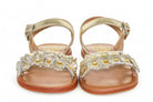 Pom D'Api Sandaal - Pom D'api Kinderschoenen - Goud | Plagette Multi Flo