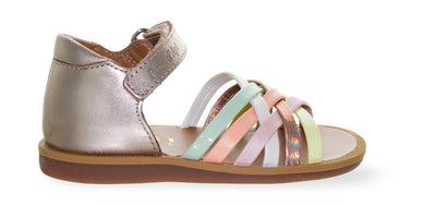 Pom D'Api Sandaal - Pom D'api Kinderschoenen - Goud | Poppy Lux Laminato