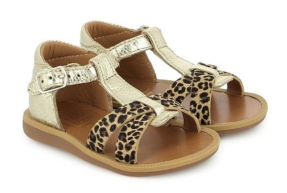 Pom D'Api Sandaal - Pom D'api Kinderschoenen - Goud | Poppy Xexe