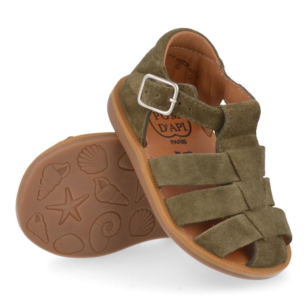Pom D'Api Sandaal - Pom D'api Kinderschoenen - Groen | Poppy Daddy