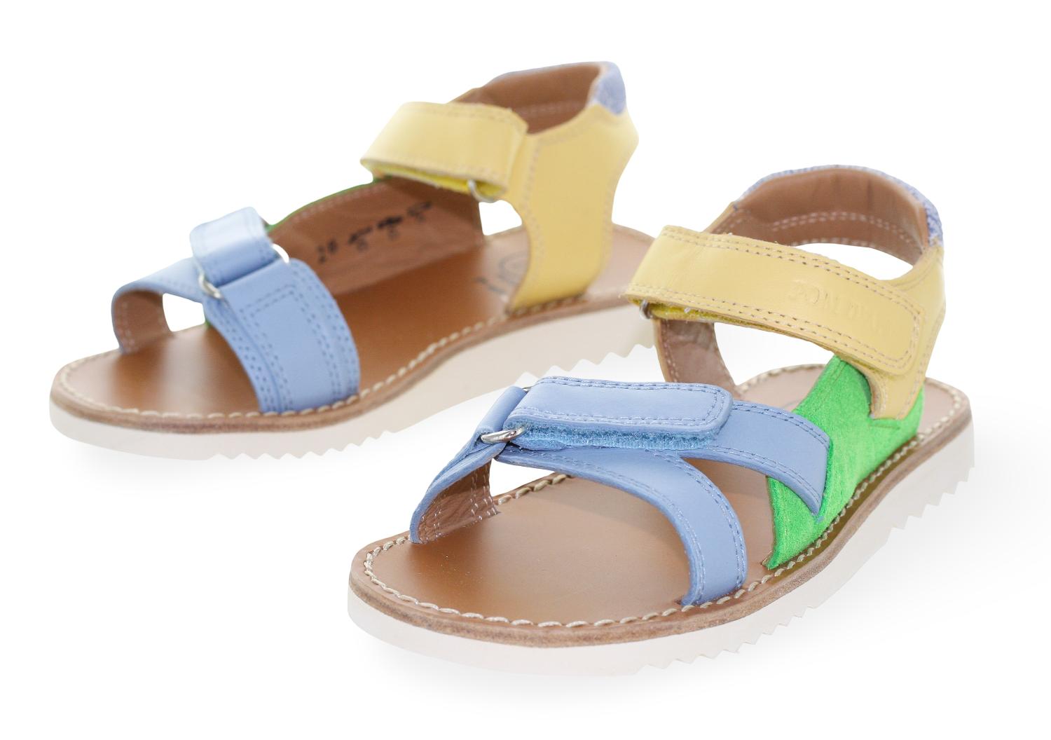 Pom D'Api Sandaal - Pom D'api Kinderschoenen - Groen | Waff Jimy