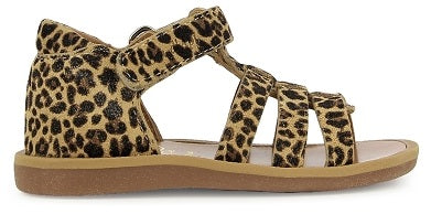 Pom D'Api Sandaal - Pom D'api Kinderschoenen - Luipaard | Poppy Strap