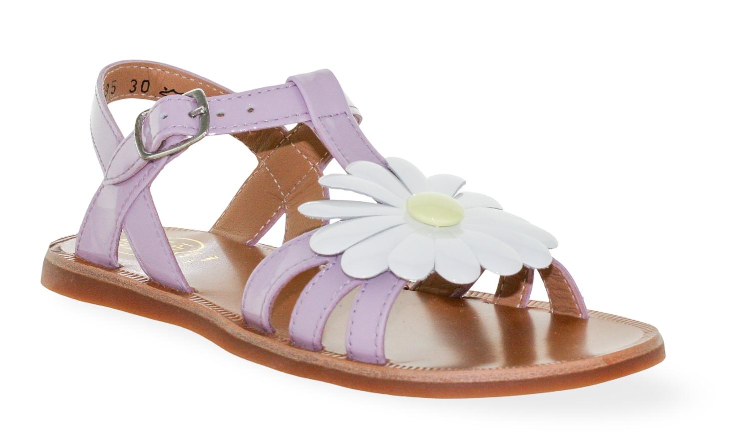 Pom D'Api Sandaal - Pom D'api Kinderschoenen - Paars | Plagette Big Flo