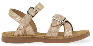 Pom D'api Sandaal - Pom D'api Kinderschoenen - Roze | Plagette Air Crossy Flower