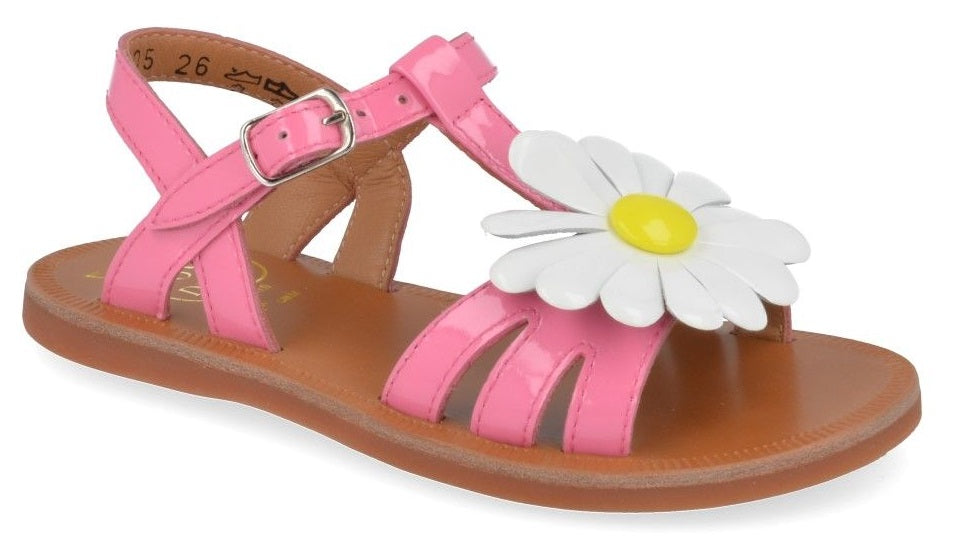 Pom D'Api Sandaal - Pom D'api Kinderschoenen - Roze | Plagette Big Flo