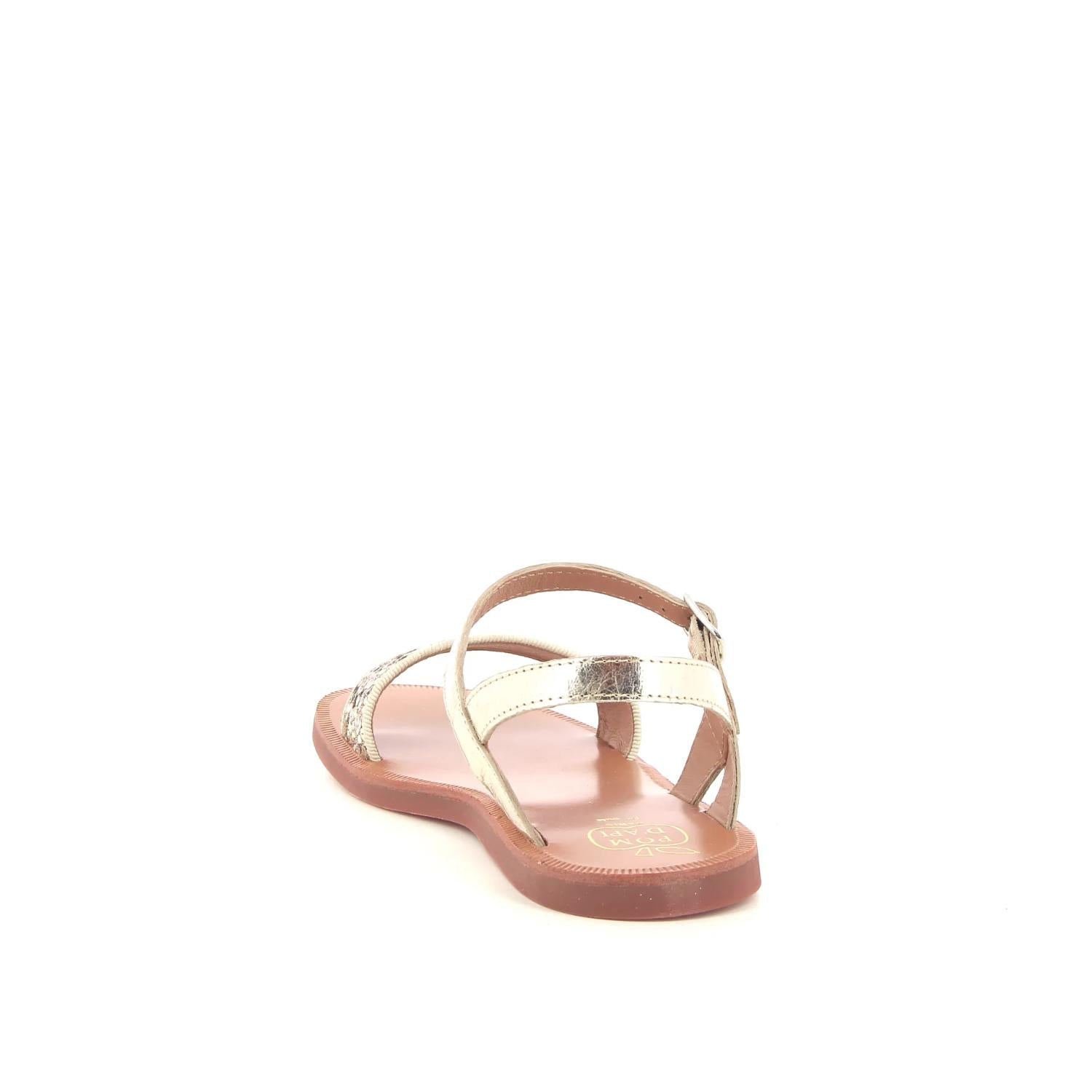 Pom D'Api Sandaal - Pom D'api Kinderschoenen - Roze | Plagette Buckle Tao Lamgli