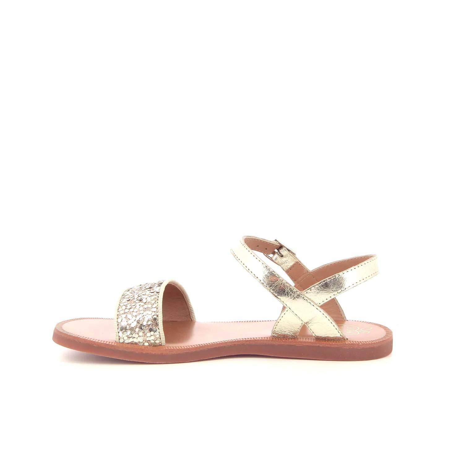 Pom D'Api Sandaal - Pom D'api Kinderschoenen - Roze | Plagette Buckle Tao Lamgli