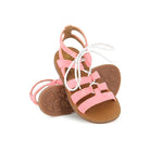 Pom D'Api Sandaal - Pom D'api Kinderschoenen - Roze | Plagette Guily Strap Fluo Calipso