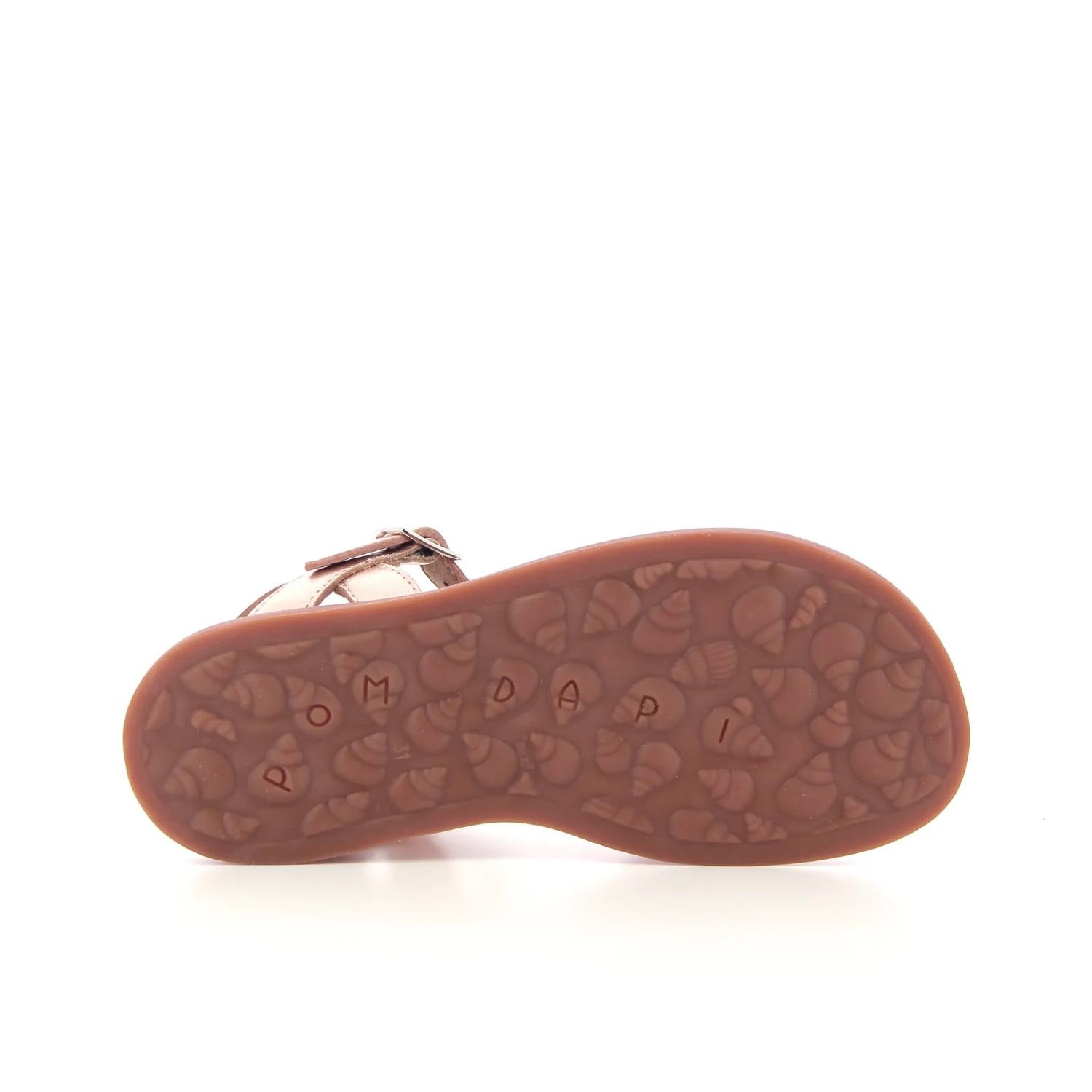 Pom D'Api Sandaal - Pom D'api Kinderschoenen - Roze | Plagette Rapha Brod  Cuivre