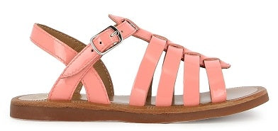 Pom D'Api Sandaal - Pom D'api Kinderschoenen - Roze | Plagette Strap Vernis Picante