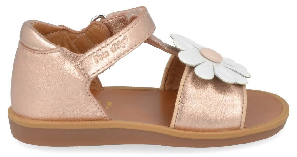 Pom D'Api Sandaal - Pom D'api Kinderschoenen - Roze | Poppy Big Flo
