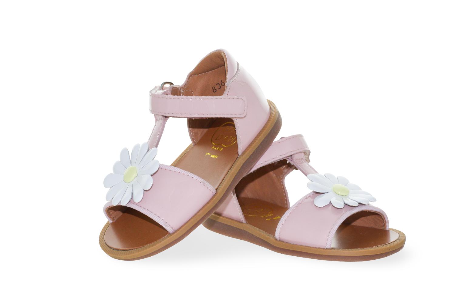 Pom D'Api Sandaal - Pom D'api Kinderschoenen - Roze | Poppy Big Flo