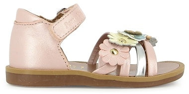 Pom D'Api Sandaal - Pom D'api Kinderschoenen - Roze | Poppy Multi Flo